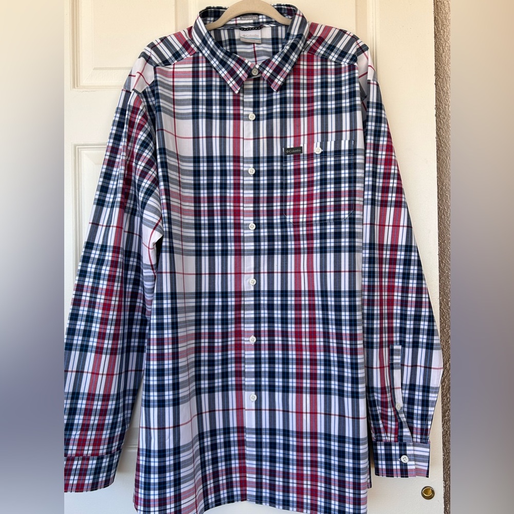 Columbia Long-Sleeved Button Down‎ Size 2XT